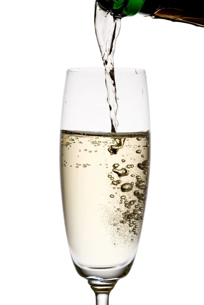 Bublinky šampaňského. — Stock fotografie