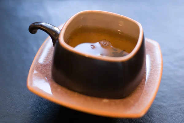 Xícara de chá verde. — Fotografia de Stock