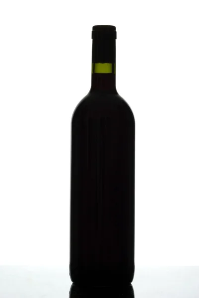 Bottle silhouette. — Stock Photo, Image