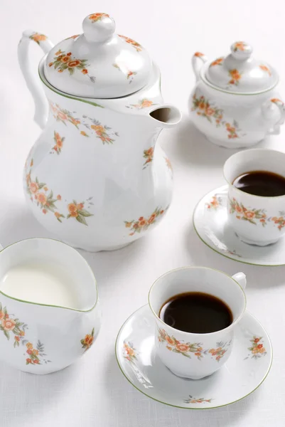 Coffee or tea set. — Stock Photo, Image