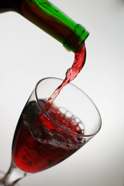 Έκχυση κρασιού — Φωτογραφία Αρχείου