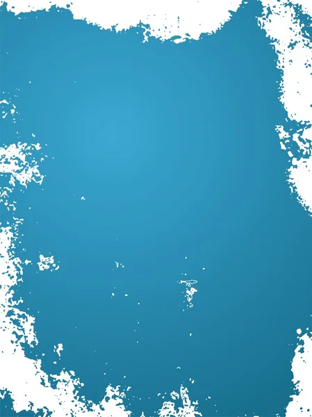 Grunge fundo azul quadro — Vetor de Stock