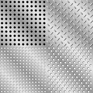 Seamless steel background clipart