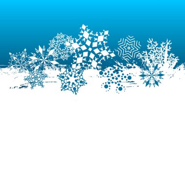 Snowflakes background clipart