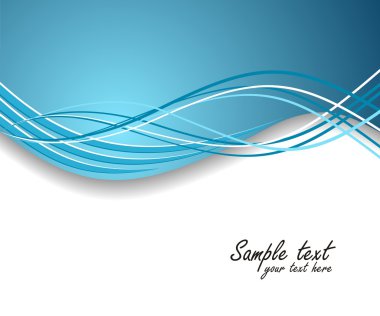 Abstract wave background clipart