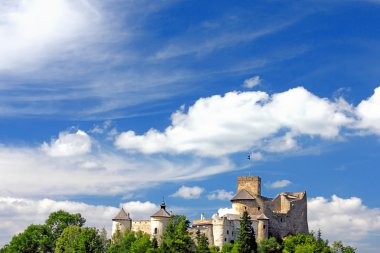 bulutlu gökyüzü, Polonya-niedzica Castle