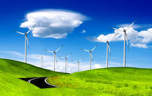 Alternative energy, windmill — Stock Photo, Image