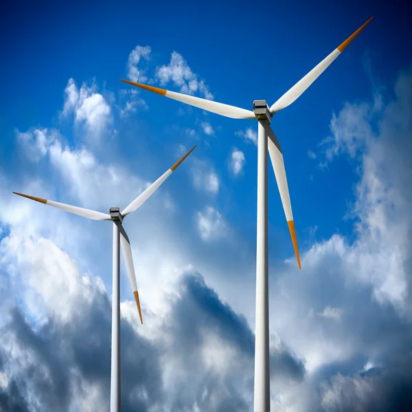 Elektrownie wiatrowe — Zdjęcie stockowe