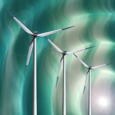 Windmill background clipart