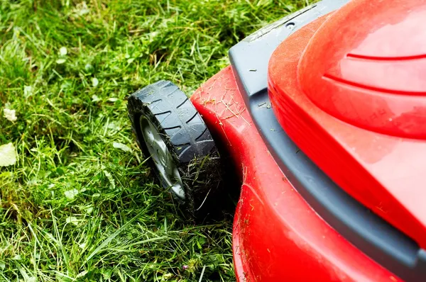 stock image Lawnmower on the grass