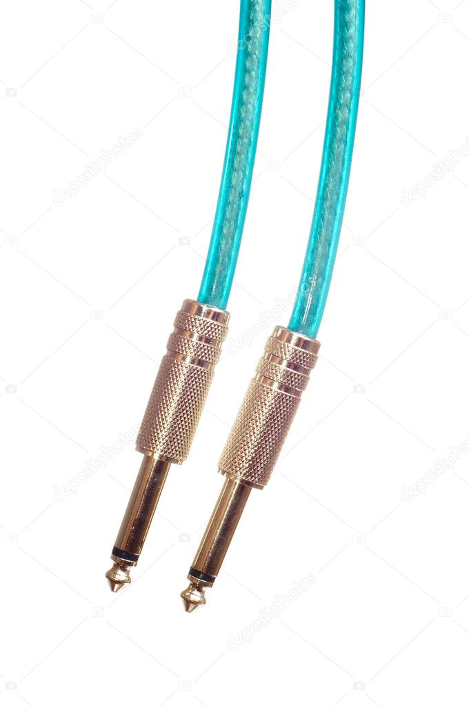 GUITAR JACK JACK CABLE — Stock Photo © overdriven 2018262