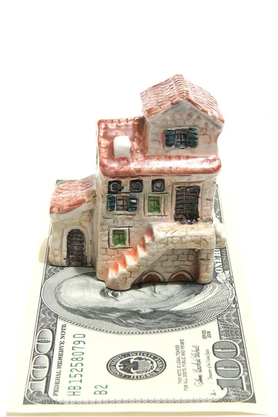 Casa y dinero Imagen de stock