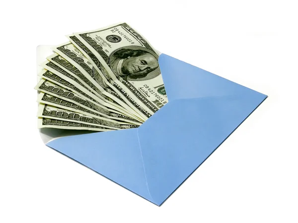Dollars in envelope — Zdjęcie stockowe