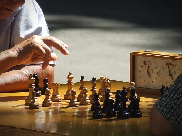 Αγώνας σκάκι Εικόνα Αρχείου