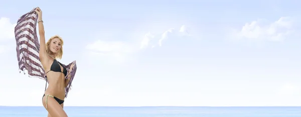 Plaża transparent — Zdjęcie stockowe