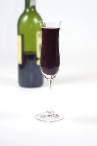 In goed glas wijn — Stockfoto