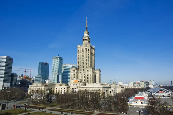 stock image Palace of culture and science in Warsaw