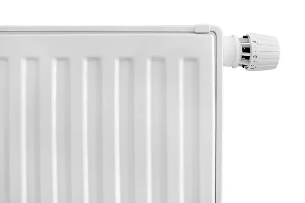 Radiator with thermostat set Royalty Free Stock Images