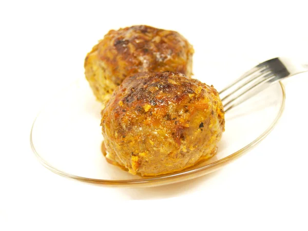 stock image Delicious juicy meatballs