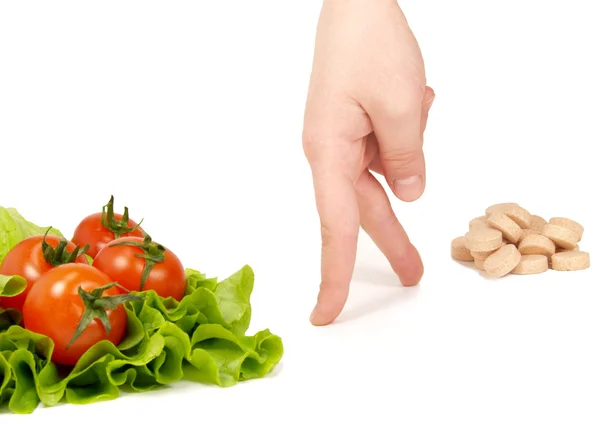 Åtgärder för att sunda matvanor — Stockfoto