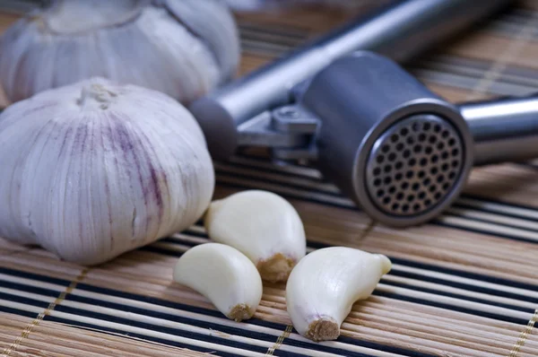 stock image Garlic on the table