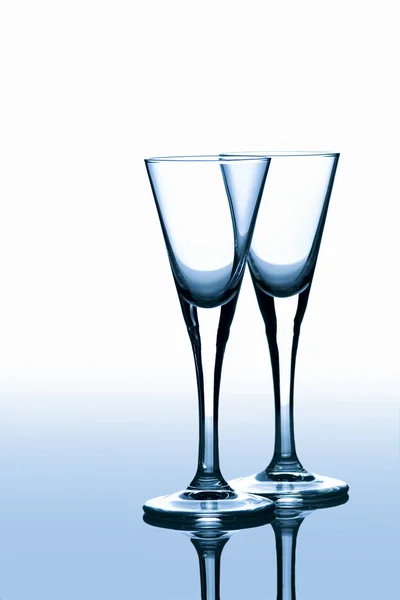 Two Empty Glass — Stock Photo, Image