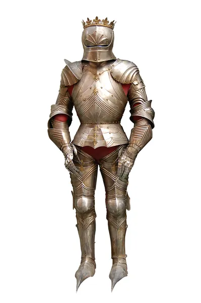 stock image Iron armour of the knight, panoplies
