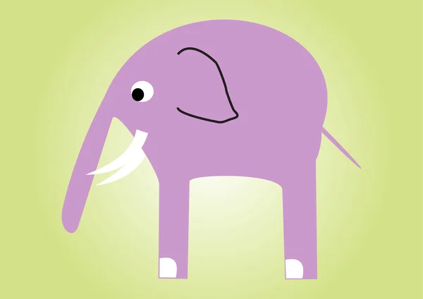 Smiley-Elefant — Stockvektor