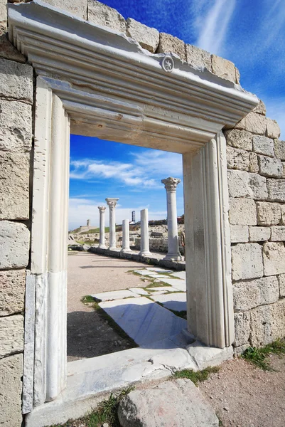 Ancient ruins in sevastopol — Stock Photo, Image
