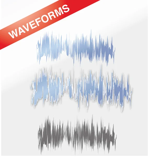 Waveforms — Stock Vector