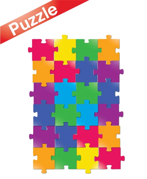 stock vector Puzzle