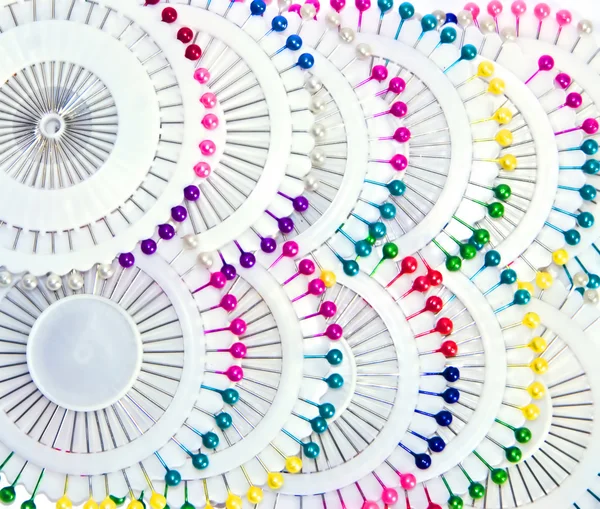 Multi-coloured needles 10 — Stock Photo, Image