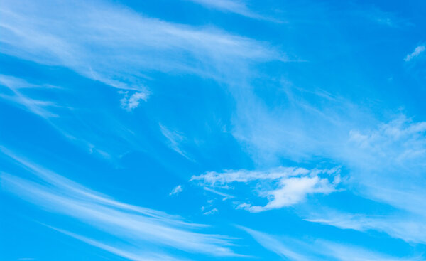 Abstract blue background - the sky with clouds