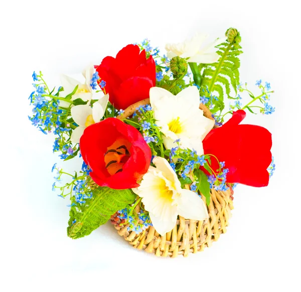 Μπουκέτο με λουλούδια άνοιξη — Φωτογραφία Αρχείου