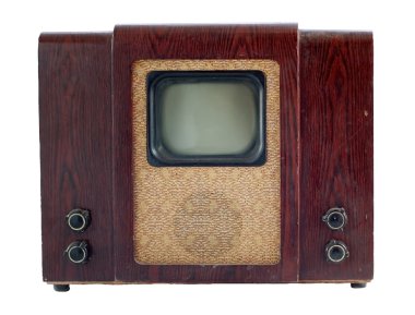 Old soviet tv set clipart