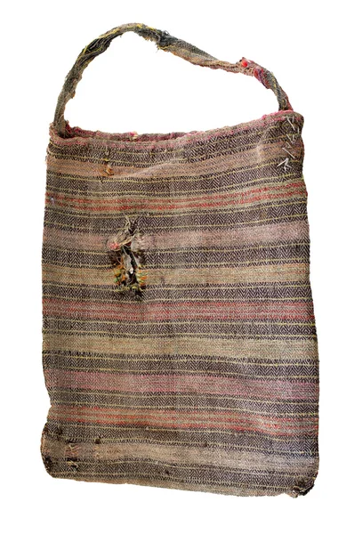 Old textile vintage bag — Stock Photo, Image