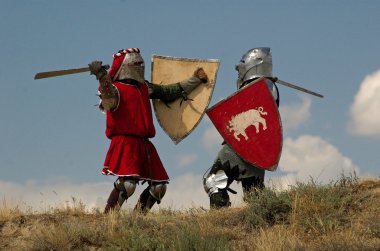 kavga Ortaçağ şövalyeler
