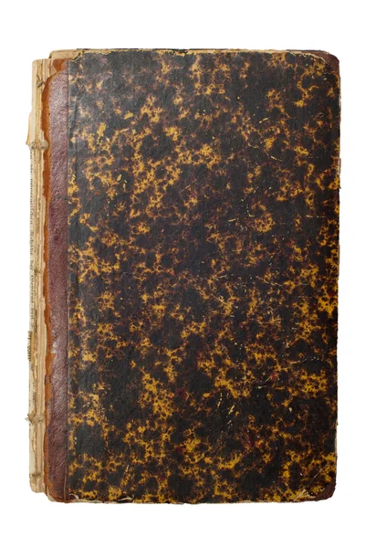 Eski kahverengi kitap kapağı — Stok fotoğraf