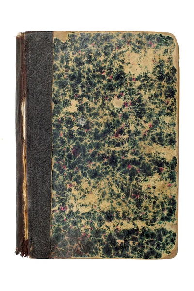 Antiga capa de livro verde — Fotografia de Stock