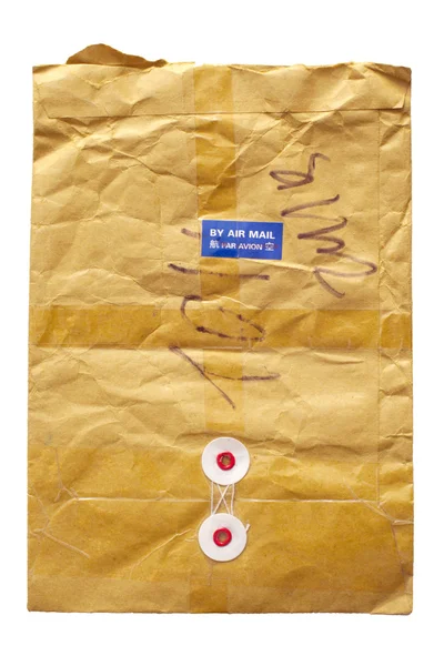 Bruin postal envelop — Stockfoto
