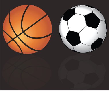 Sports balls clipart