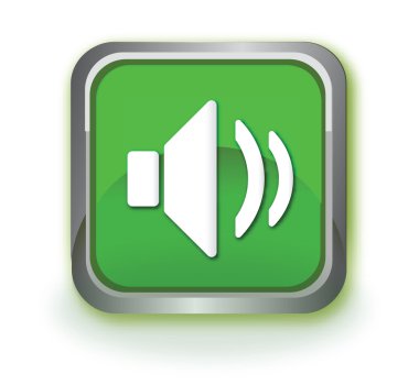 Volume glossy icon clipart