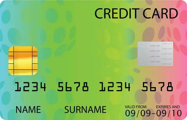 Carte de crédit — Image vectorielle