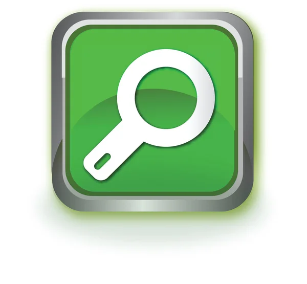 Search glossy icon — Stock Vector