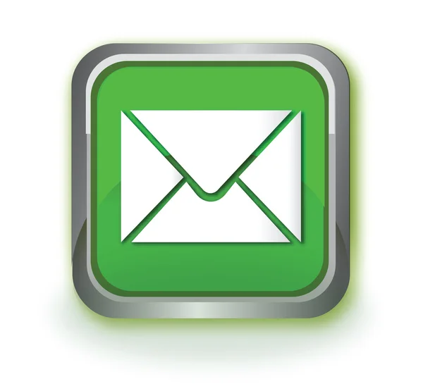 E-mail glossy icon — Stock Vector