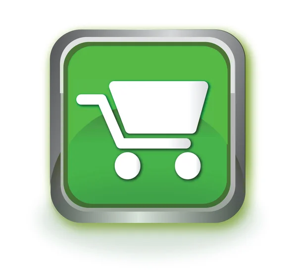 E-commerce icona lucida — Vettoriale Stock