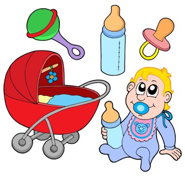 Baby collection clipart