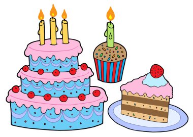 Cake collection clipart