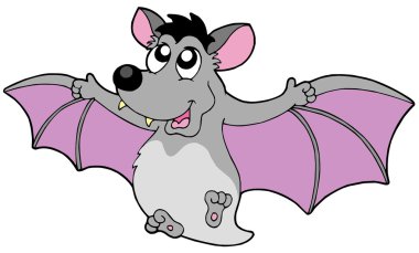 Cartoon bat clipart