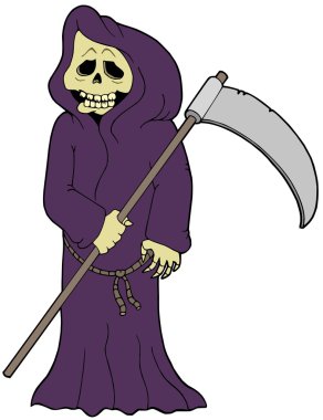 Cartoon grim reaper clipart